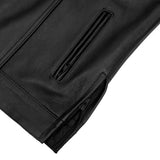 Eclipse Black Motorcycle Vest - Hidden Smart Access Pockets & Durable Lining