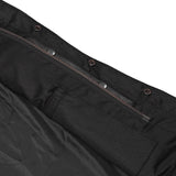 Men's Combat Black motorcycle Leather Vest - Gun Pockets & Side Laces