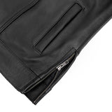 Renegade Classics Pick Black Motorcycle Vest with Smart Access Pockets