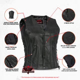 Her Miles Single Panel Concealment Vest