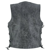 Women's Gray Single Back Panel Concealed Carry Vest