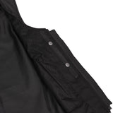 Women's Stylish Open Neck Side Lace Zipper Front Vest