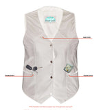 Women's Classic Plain Side Vest