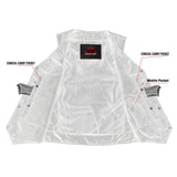 Women's Classic Plain Side Vest
