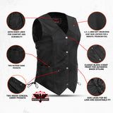 Women's Classic Side Lace Vest