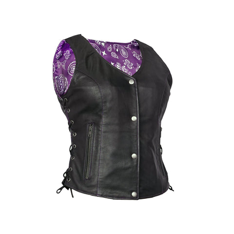 Miss Miles - Purple Paisley