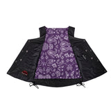 Miss Miles - Purple Paisley