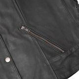 Women's Vest with Grommet and Lacing Accents