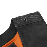 Women's Vest with Grommet and Lacing Accents