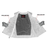 Women's Vest with Grommet and Lacing Accents