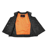 Women's Vest with Grommet and Lacing Accents