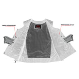 Women's Vest with Grommet and Lacing Accents