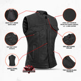 Women's Premium Single Back Panel Concealment Vest