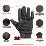 Leather/ Textile Lightweight Glove