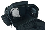 Renegade Classics Black Heavy Duty Textile Motorcycle Pet Carrier Si