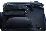 Renegade Classics Black Heavy Duty Textile Motorcycle Pet Carrier Si