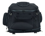 Renegade Classics Black Heavy Duty Textile Motorcycle Pet Carrier Si