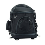 Renegade Classics Black Heavy Duty Textile Motorcycle Pet Carrier Si