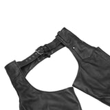 Unisex Basic Coin Pocket Leather Chaps