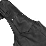 Unisex Basic Coin Pocket Leather Chaps