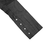 Leather Guard  Unisex leather motorcycle chaps - Black