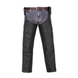 Unisex Adjustable Side Snap Beltless Chap