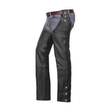 Unisex Adjustable Side Snap Beltless Chap