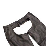 Unisex Four Pockets Insulated Chaps with Stretchable Inner Thigh