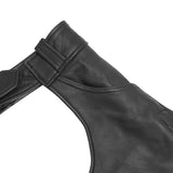 Tall Classic Leather Chaps with Jeans Pockets