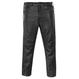 Road Rage Black leather motorcycle chaps