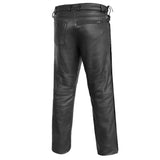 Road Rage Black leather motorcycle chaps