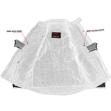 4-Season Hi-Vis Mens Textile Motorycyle Jacket  Waterproof & Ventilated