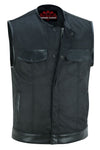 Concealed Snap Closure, Textile Material, W/O Collar & Hidden Z