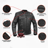 Men's Tall Sporty Scooter Jacket – Naked Cowhide