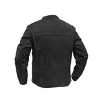 All-Season Men's Textile  Motorcycle Jacket with Reflective Stripes