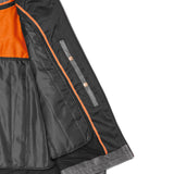 Men's Sporty Gray Leather Cruiser Jacket