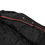 Men's Classic Plain Side Police Style M/C Jacket - TALL