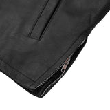 Men's Black Sporty Cruiser Jacket with Removable hood