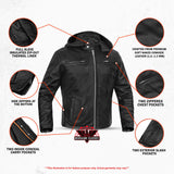 Men's Black Sporty Cruiser Leather Jacket