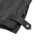 Men's Black Scooter Leather Jacket
