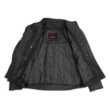 Men's Black Scooter Leather Jacket