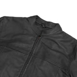 Men's Black Scooter Leather Jacket