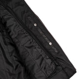 Men's Lightweight Drum Dyed Naked Lambskin Crossover Scooter - Black