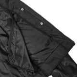 Men's Lightweight Drum Dyed Naked Lambskin Crossover Scooter - Black