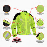 Men's High-Vis Performance Mesh Jacket – Protective & Stylish