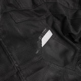 Mens Performance Mesh Motorcycle Jacket – Black