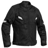 Mens Performance Mesh Motorcycle Jacket – Black