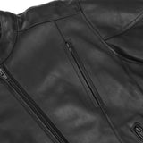 Men's Premium Vented Motorcycle Jacket – Side Laces