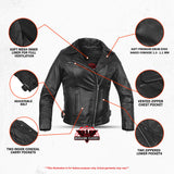 Women's Updated Lightweight Stylish M/C Jacket