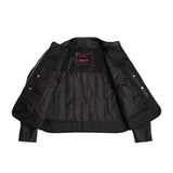 Road Queen Women's Black Leather Biker Jacket